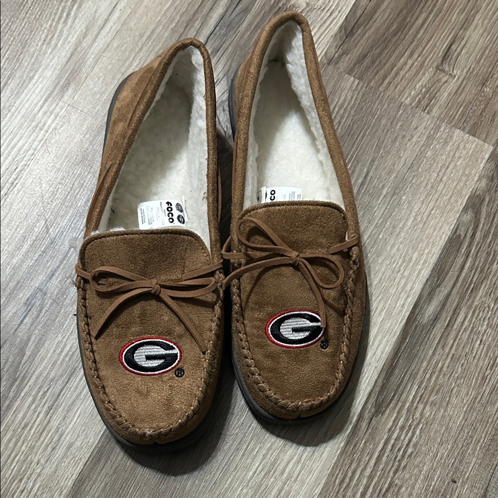 Men's Georgia Bulldogs Moccasin Slippers
